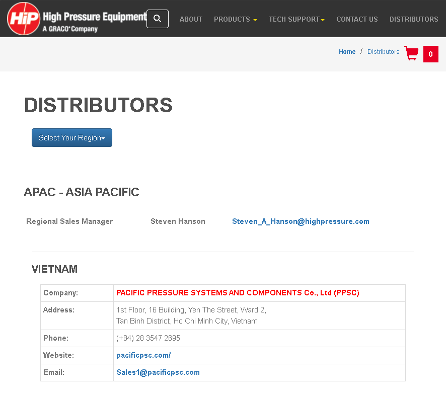 HIP Distributor Letter